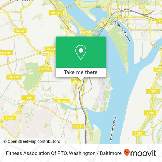Fitness Association Of PTO map