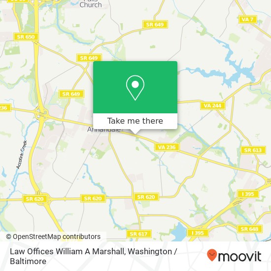 Mapa de Law Offices William A Marshall