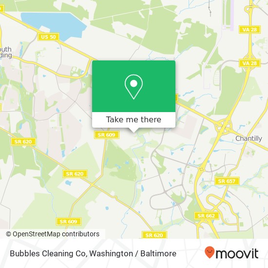 Bubbles Cleaning Co map