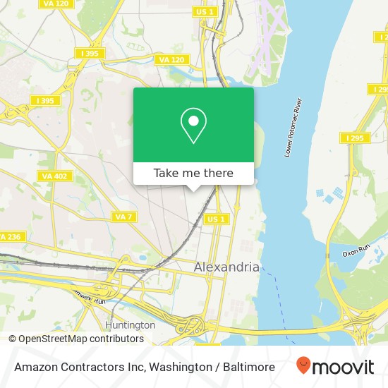 Amazon Contractors Inc map