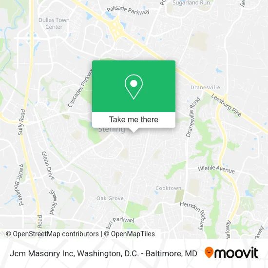 Mapa de Jcm Masonry Inc