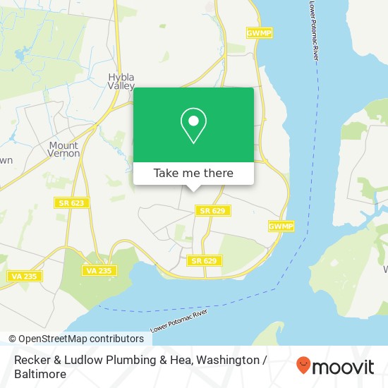 Mapa de Recker & Ludlow Plumbing & Hea