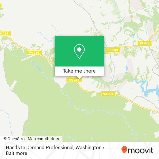 Mapa de Hands In Demand Professional
