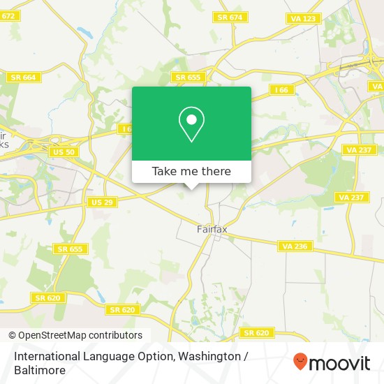International Language Option map