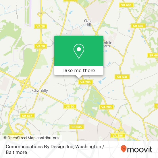 Mapa de Communications By Design Inc