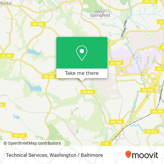 Technical Services map