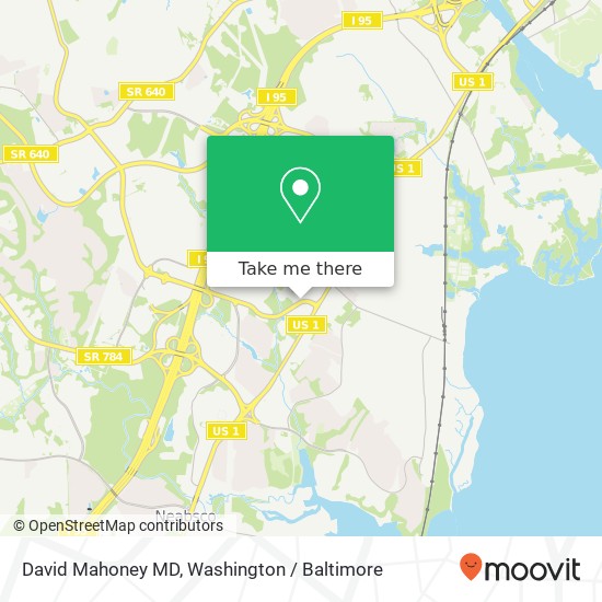 David Mahoney MD map