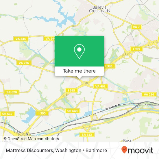 Mattress Discounters map