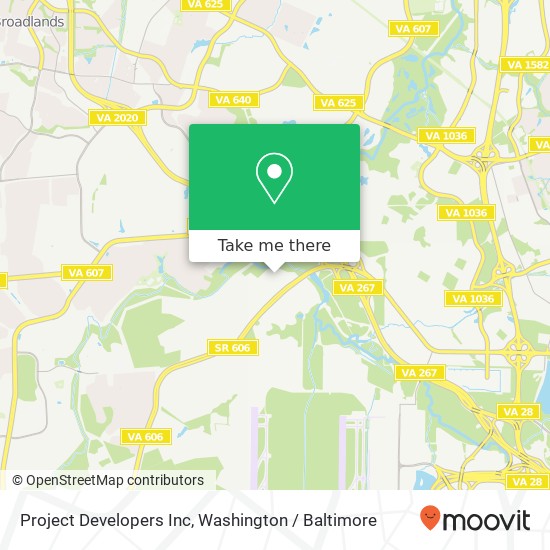 Mapa de Project Developers Inc