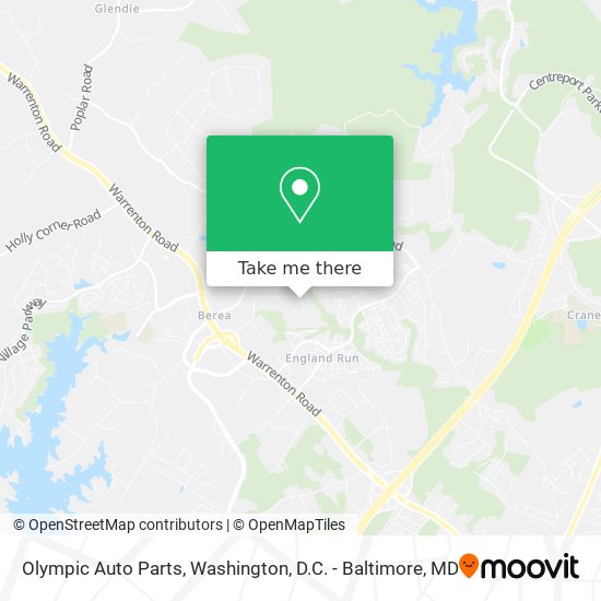 Olympic Auto Parts map