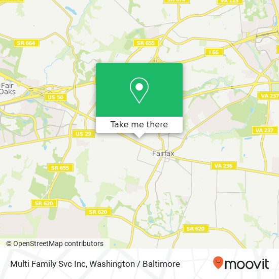 Mapa de Multi Family Svc Inc