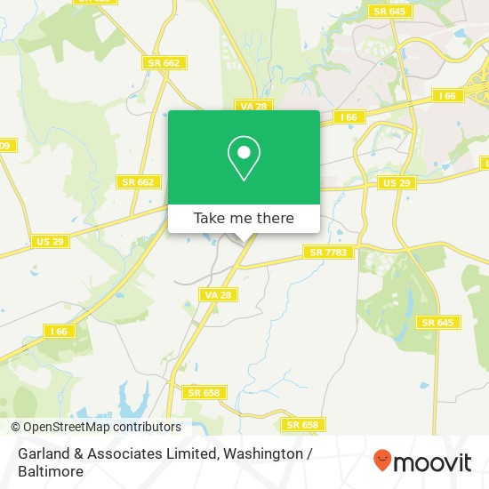 Mapa de Garland & Associates Limited