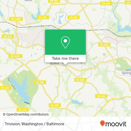 Trivision map