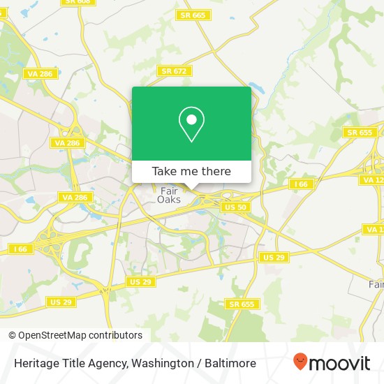 Heritage Title Agency map