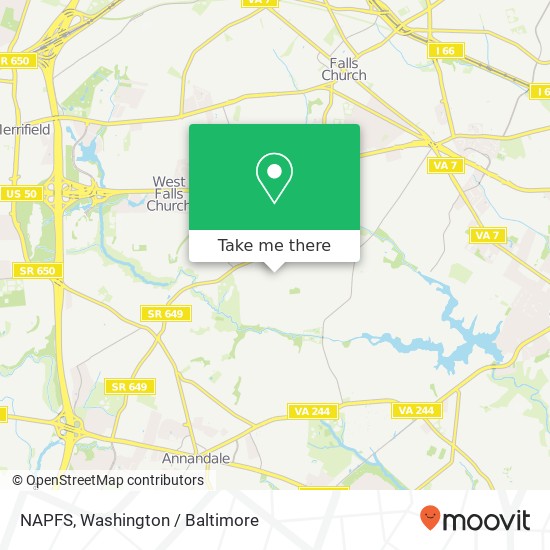 NAPFS map