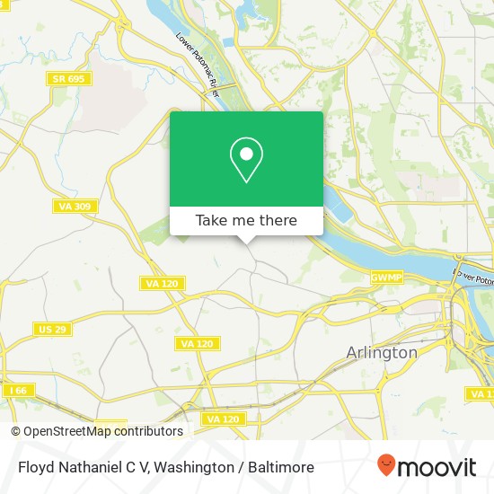 Mapa de Floyd Nathaniel C V