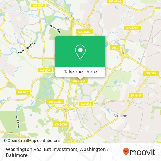 Washington Real Est Investment map
