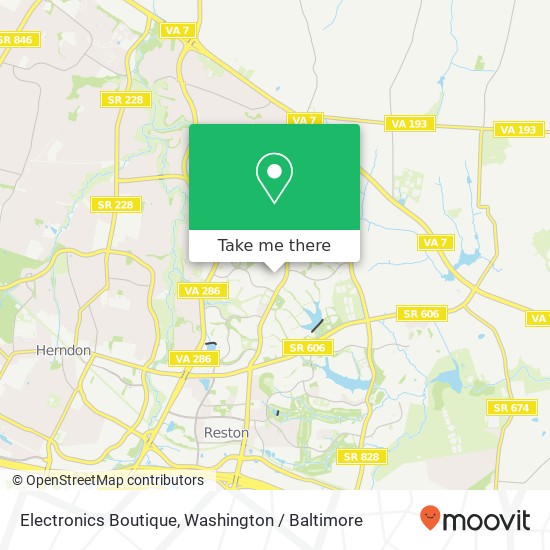 Mapa de Electronics Boutique