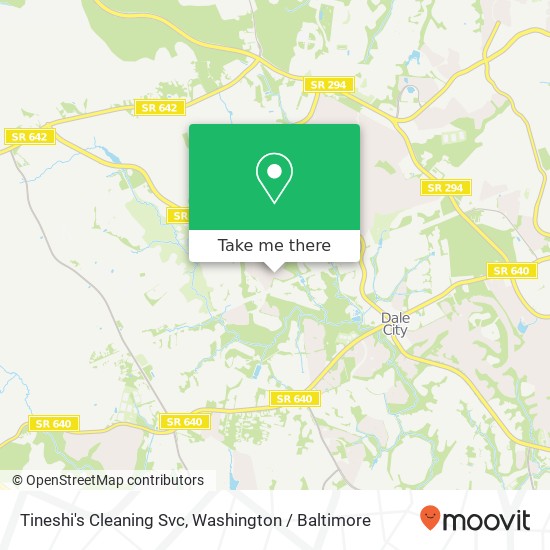 Mapa de Tineshi's Cleaning Svc