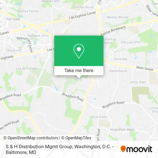 S & H Distribution Mgmt Group map
