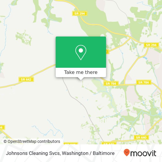 Johnsons Cleaning Svcs map