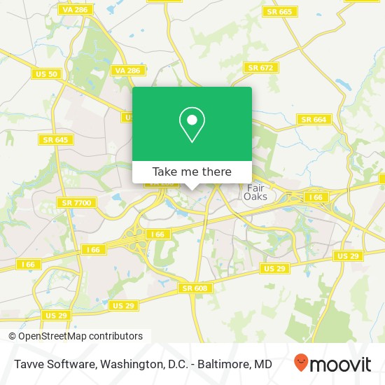 Mapa de Tavve Software
