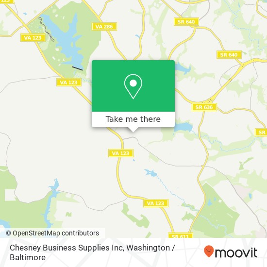 Mapa de Chesney Business Supplies Inc