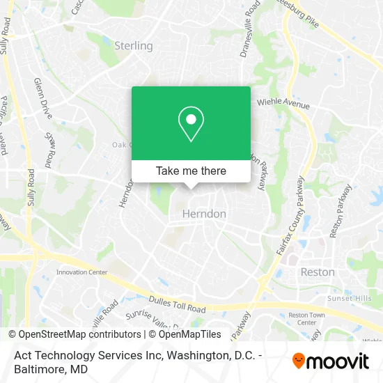 Act Technology Services Inc map