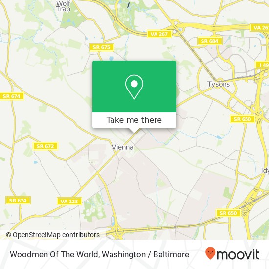 Mapa de Woodmen Of The World