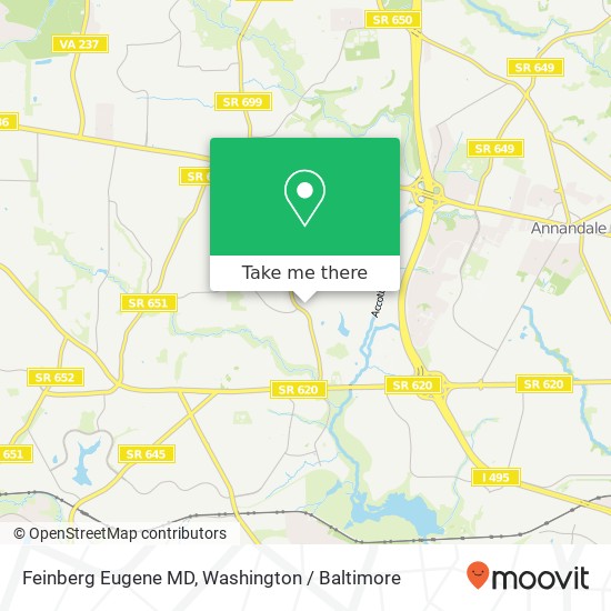 Feinberg Eugene MD map