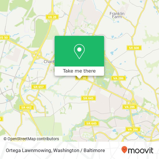 Ortega Lawnmowing map