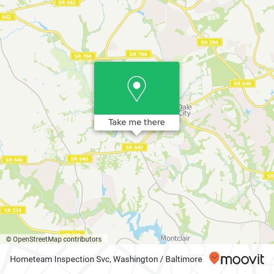 Hometeam Inspection Svc map