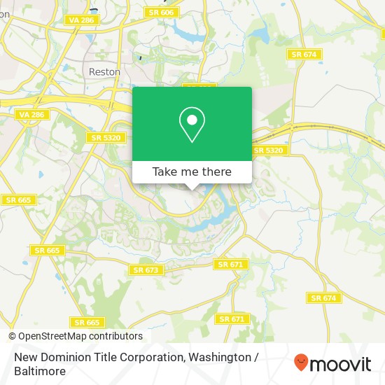 New Dominion Title Corporation map