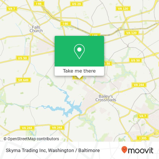 Skyma Trading Inc map