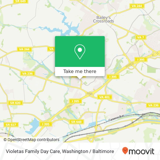 Mapa de Violetas Family Day Care