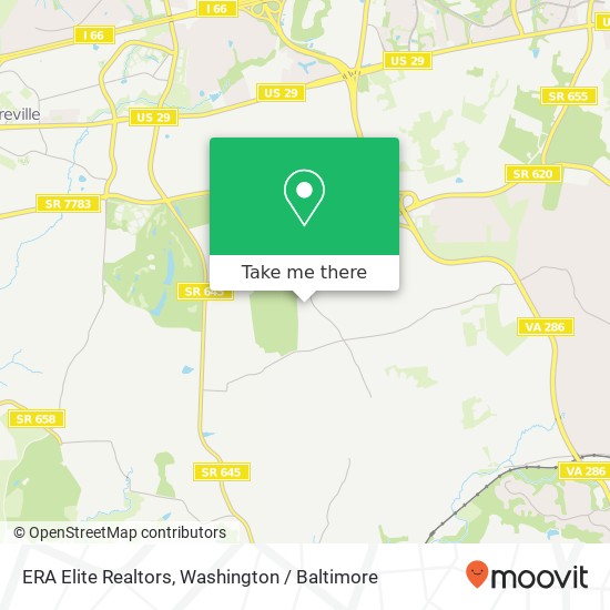 ERA Elite Realtors map