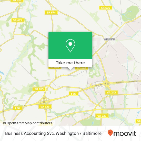 Mapa de Business Accounting Svc