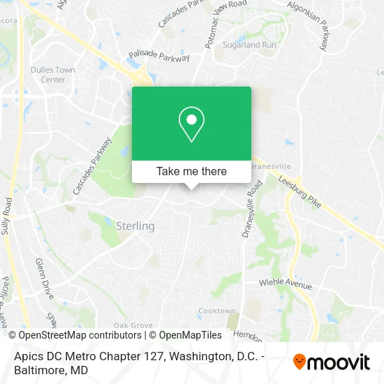 Apics DC Metro Chapter 127 map