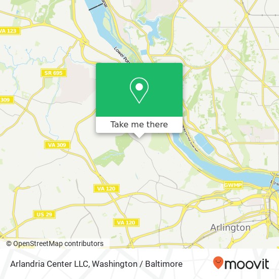 Mapa de Arlandria Center LLC