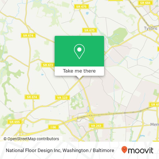 National Floor Design Inc map