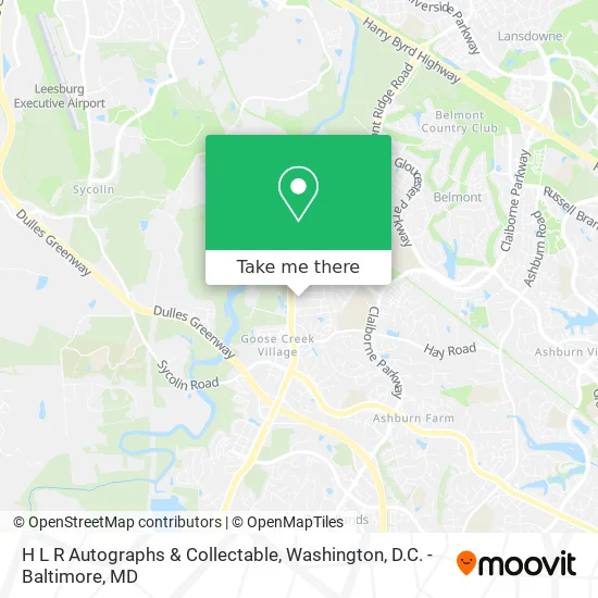 H L R Autographs & Collectable map