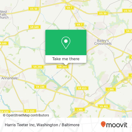 Harris Teeter Inc map