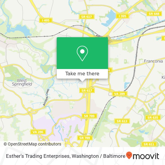 Mapa de Esther's Trading Enterprises