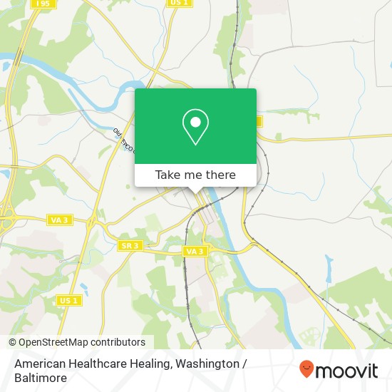 American Healthcare Healing map