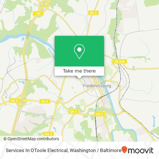 Mapa de Services In OToole Electrical