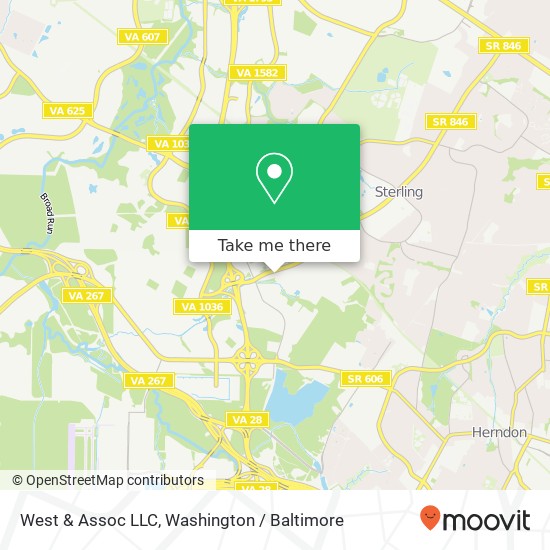 Mapa de West & Assoc LLC