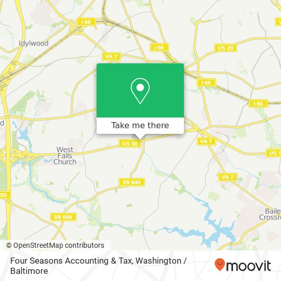 Four Seasons Accounting & Tax map