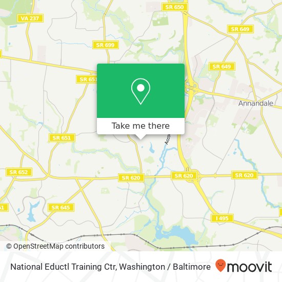 Mapa de National Eductl Training Ctr