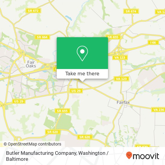 Mapa de Butler Manufacturing Company