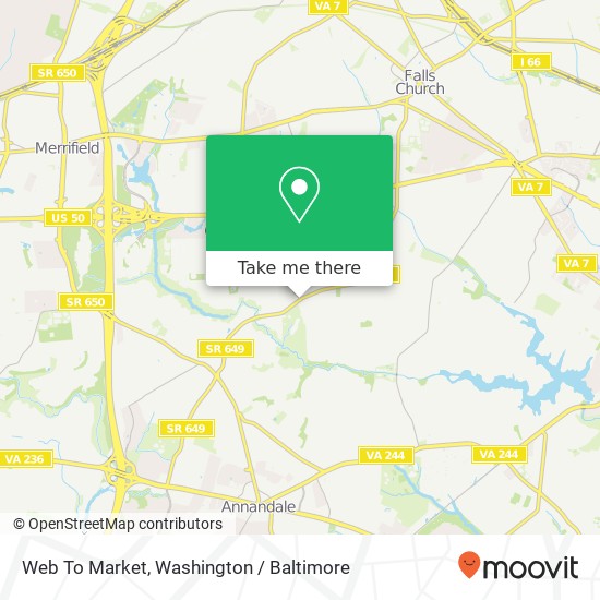 Web To Market map